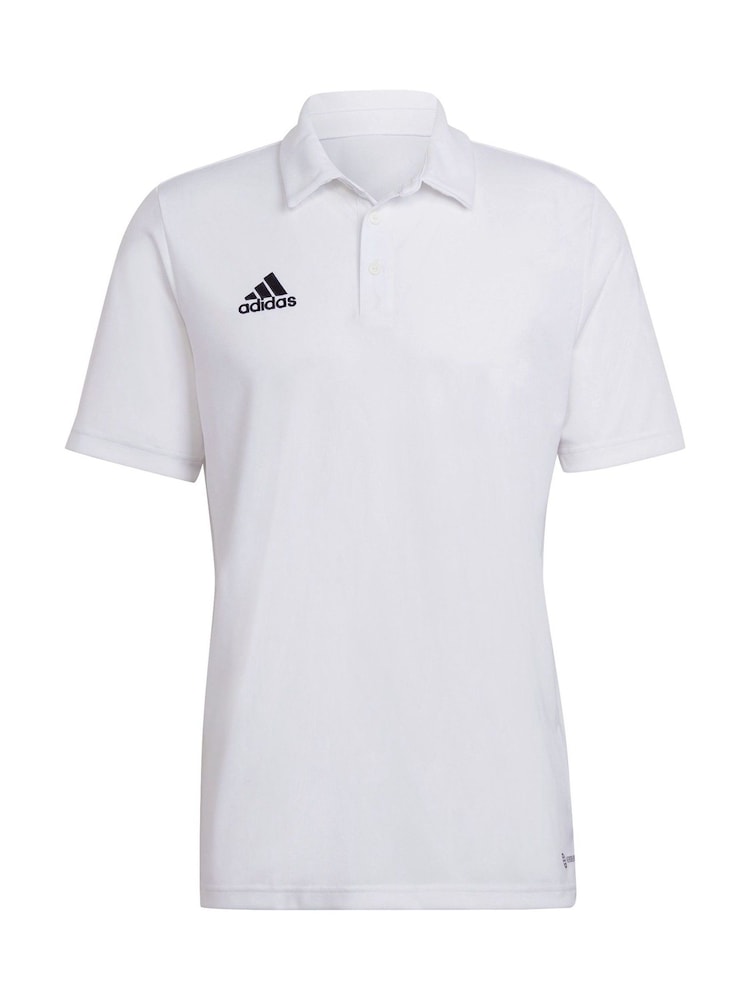 adidas White Entrada 22 Polo Shirt - Image 7 of 7