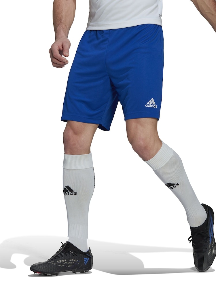 adidas Blue Entrada Shorts - Image 4 of 8