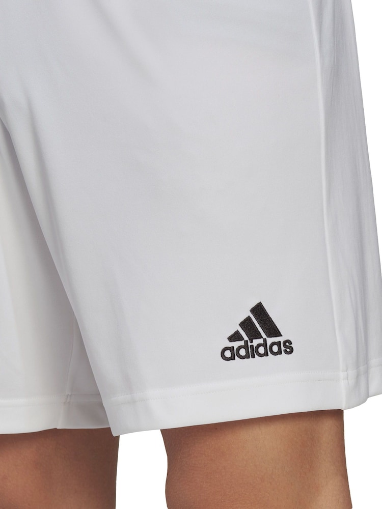 adidas White Entrada Shorts - Image 5 of 7