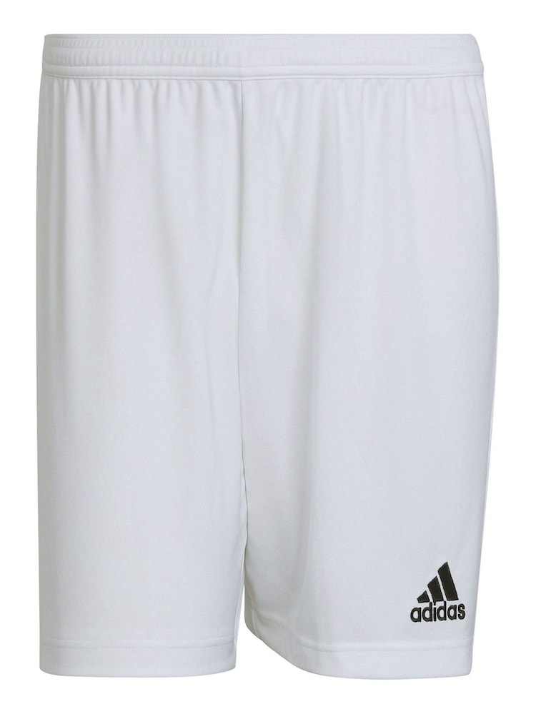 adidas White Entrada Shorts - Image 6 of 7