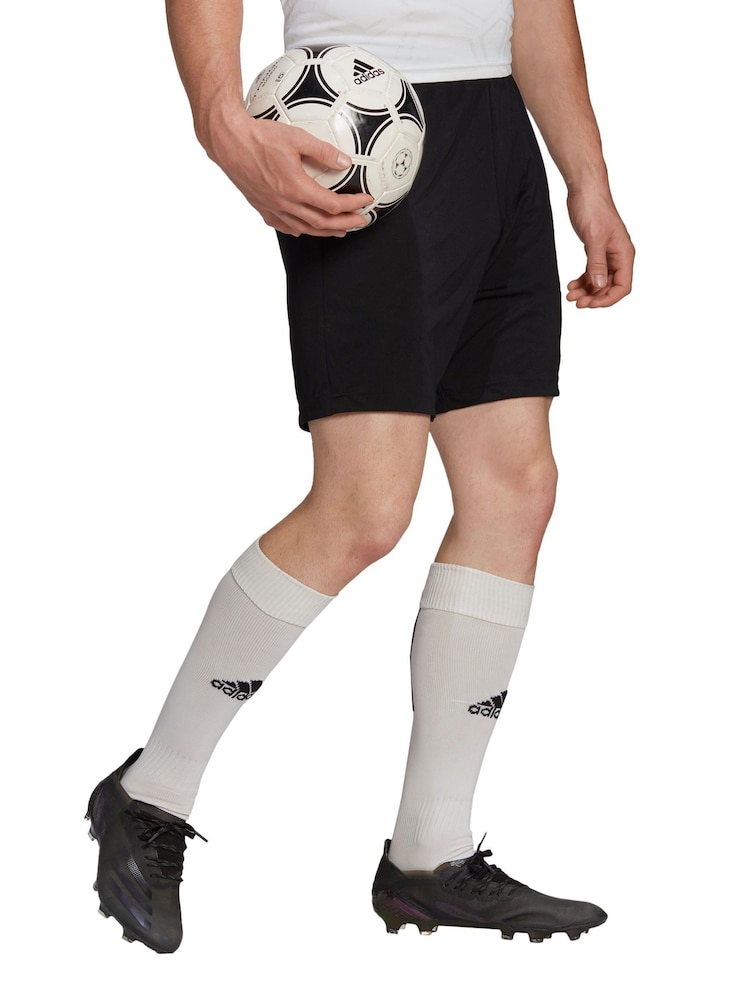 adidas Black Entrada Shorts - Image 3 of 7