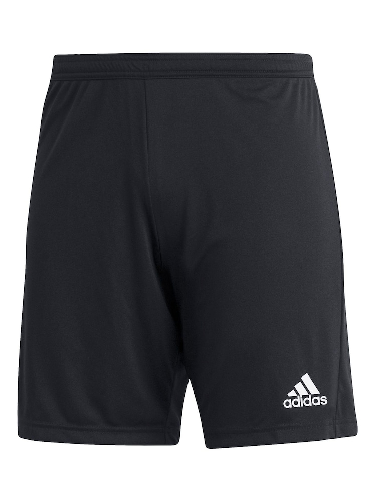 adidas Black Entrada Shorts - Image 6 of 7