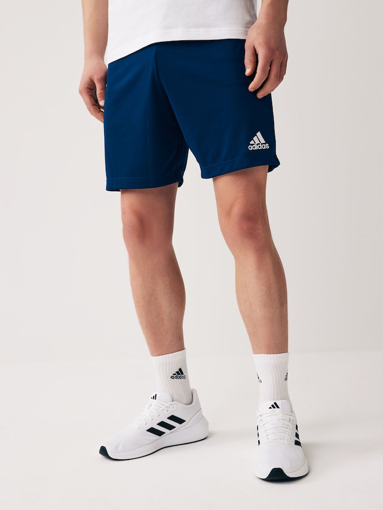 adidas Navy Entrada Shorts - Image 1 of 4
