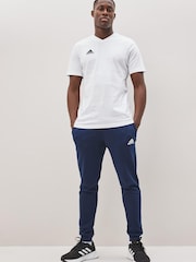 adidas Navy Entrada Sweat Joggers - Image 2 of 5