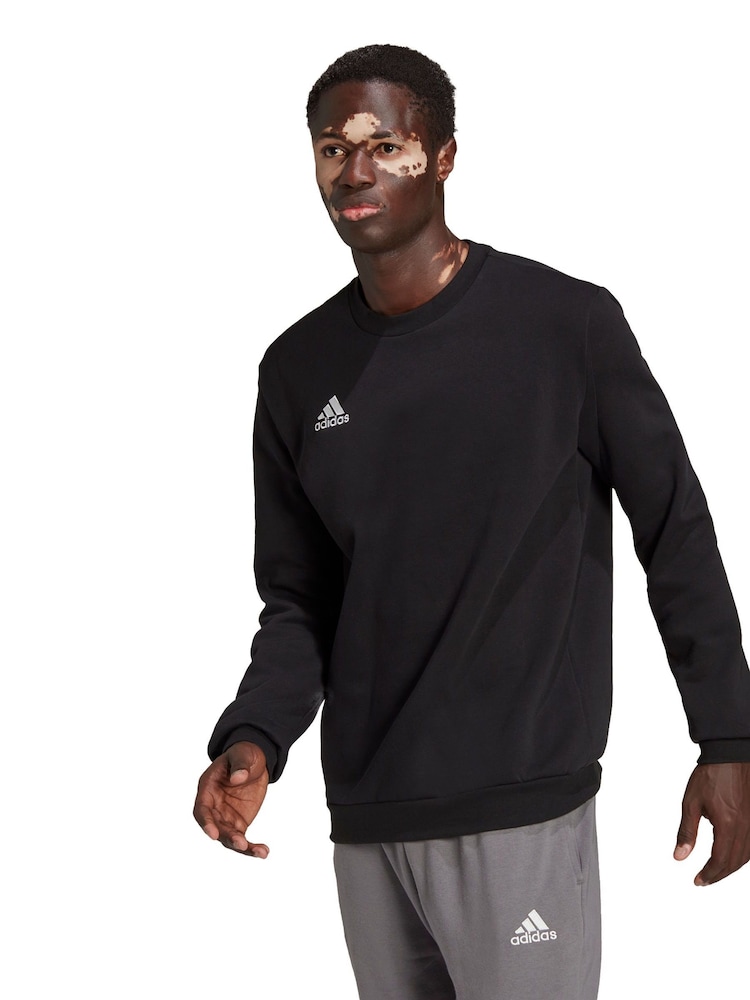 adidas Black Entrada Sweatshirt - Image 1 of 7