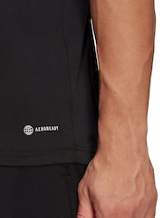 adidas Black Entrada 22 100% Cotton T-Shirt - Image 7 of 8