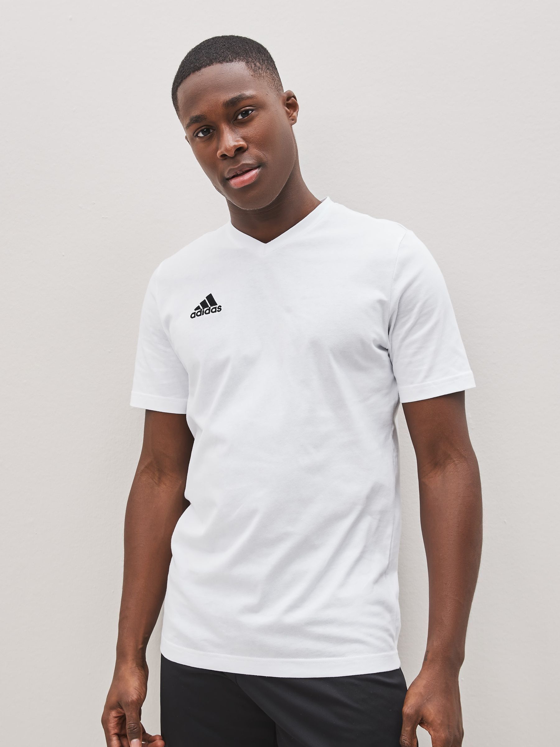 adidas White Entrada 22 T Shirt