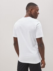 adidas White Entrada 22 100% Cotton T-Shirt - Image 2 of 4