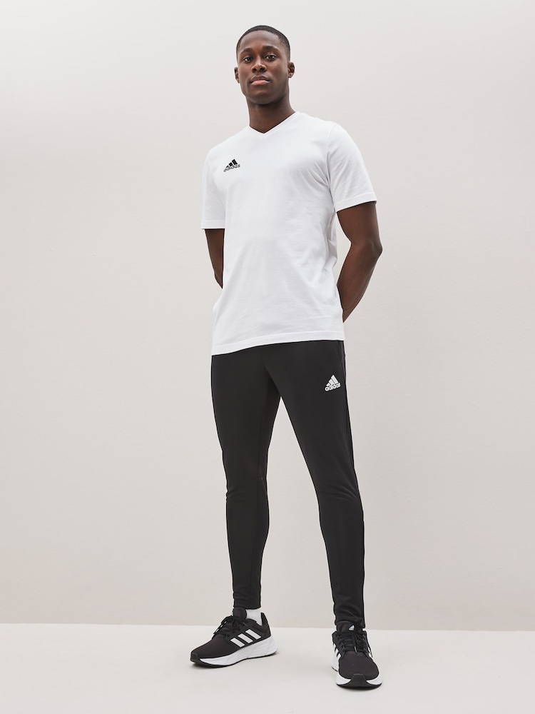 adidas Black Entrada Training Joggers - Image 3 of 6