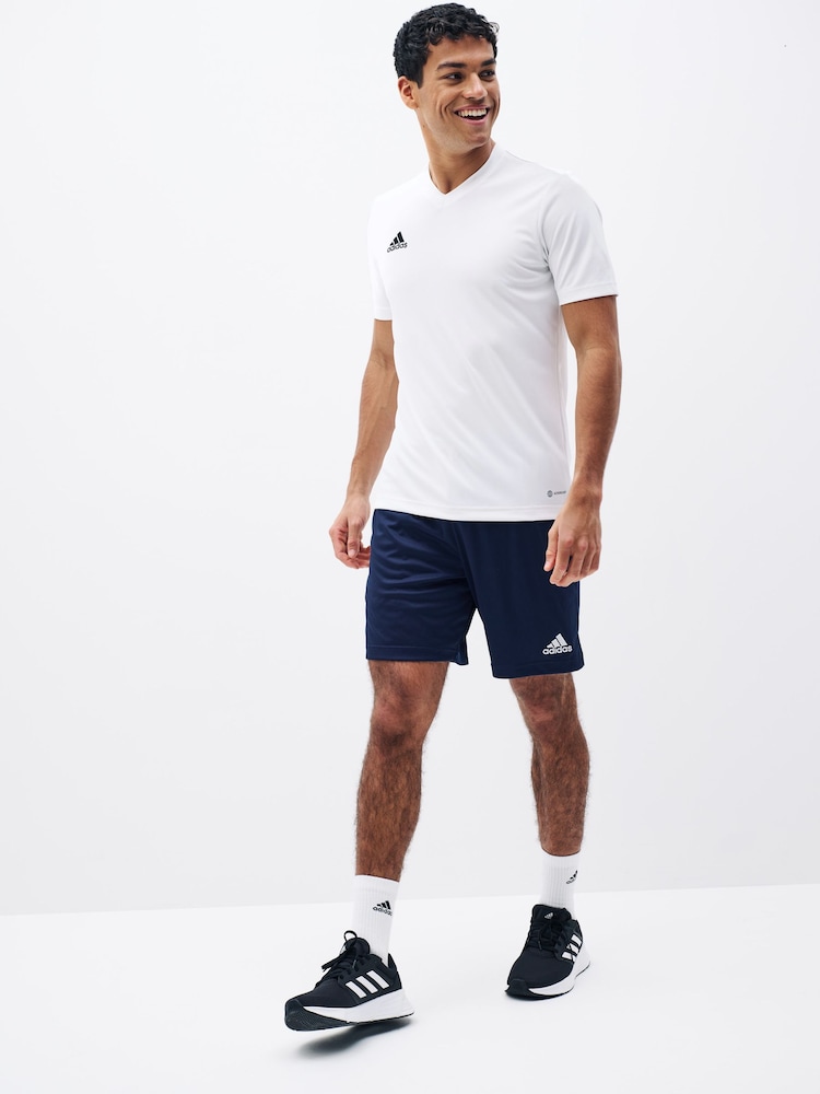 adidas Navy Entrada Training Shorts - Image 3 of 10