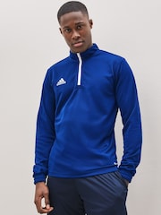adidas Blue Entrada Training Top - Image 1 of 5