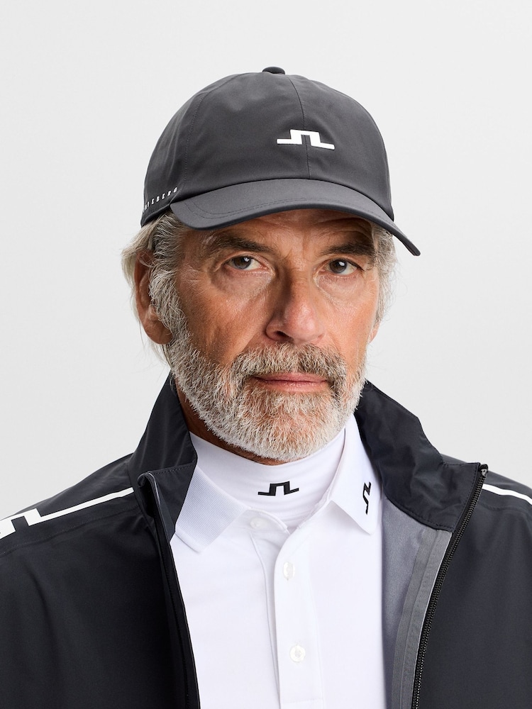 J.Lindeberg Black Vinny Weather Proof Golf Cap - Image 1 of 4