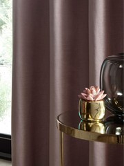 Studio G Blush Arezzo Blackout Eyelet Curtains - Image 2 of 2