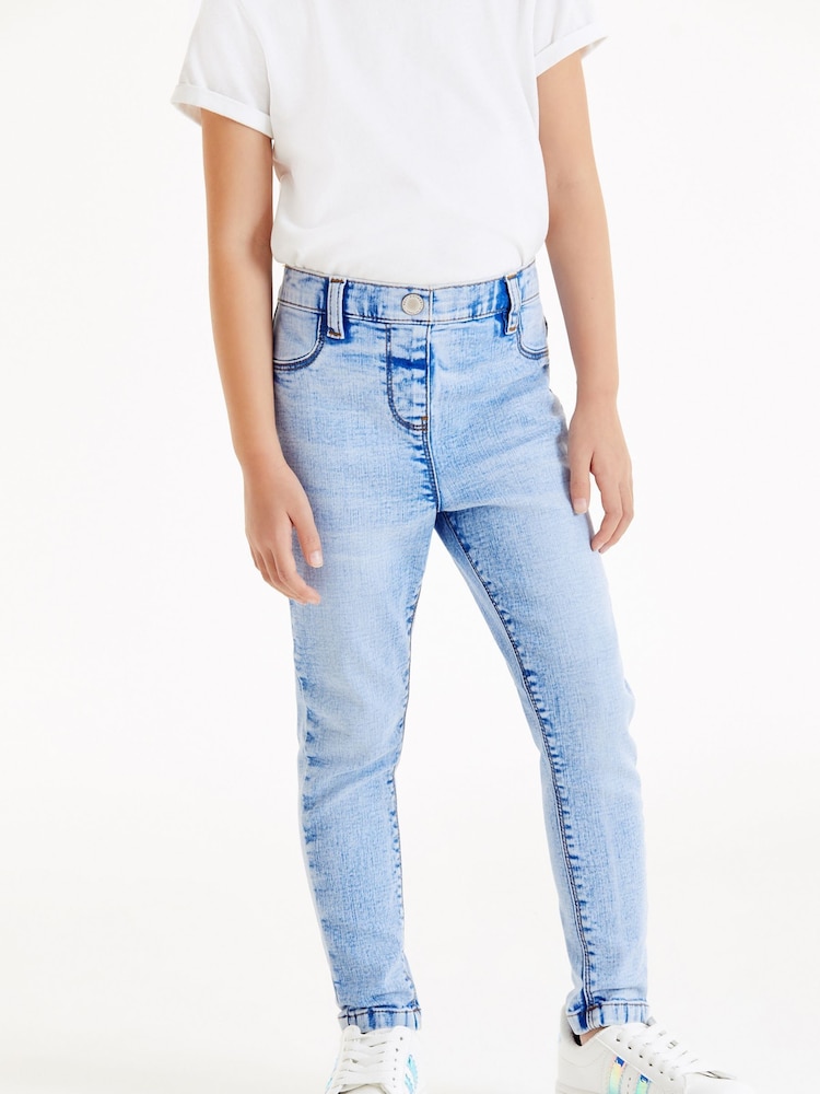 Leuchtendes Jeansblau - Jeggings (3–16 Jahre) - Bild 2 von 6