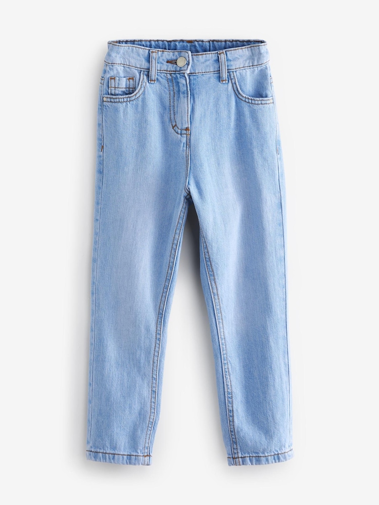 Light Bright Blue Mom Jeans (3-16yrs) - Image 2 of 4
