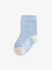 Blue/Brown Baby Socks 5 Pack (0mths-2yrs) - Image 2 of 6