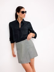 Black/White Tailored Check Skort - Image 1 of 6