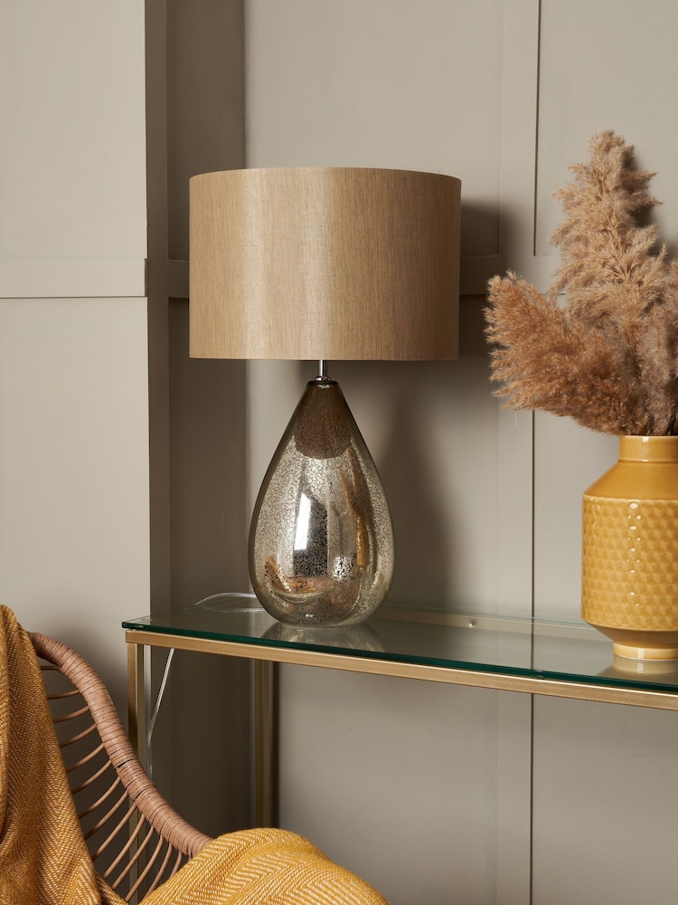 BHS Gold Renley Table Lamp - Image 2 of 7