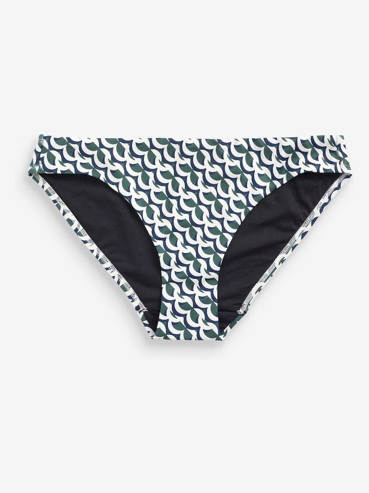 Grün mit geometrischen Muster - Bikinihose - Bild 5 von 5 Grün mit geometrischen Muster - Bikinihose - Bild 5 von 5