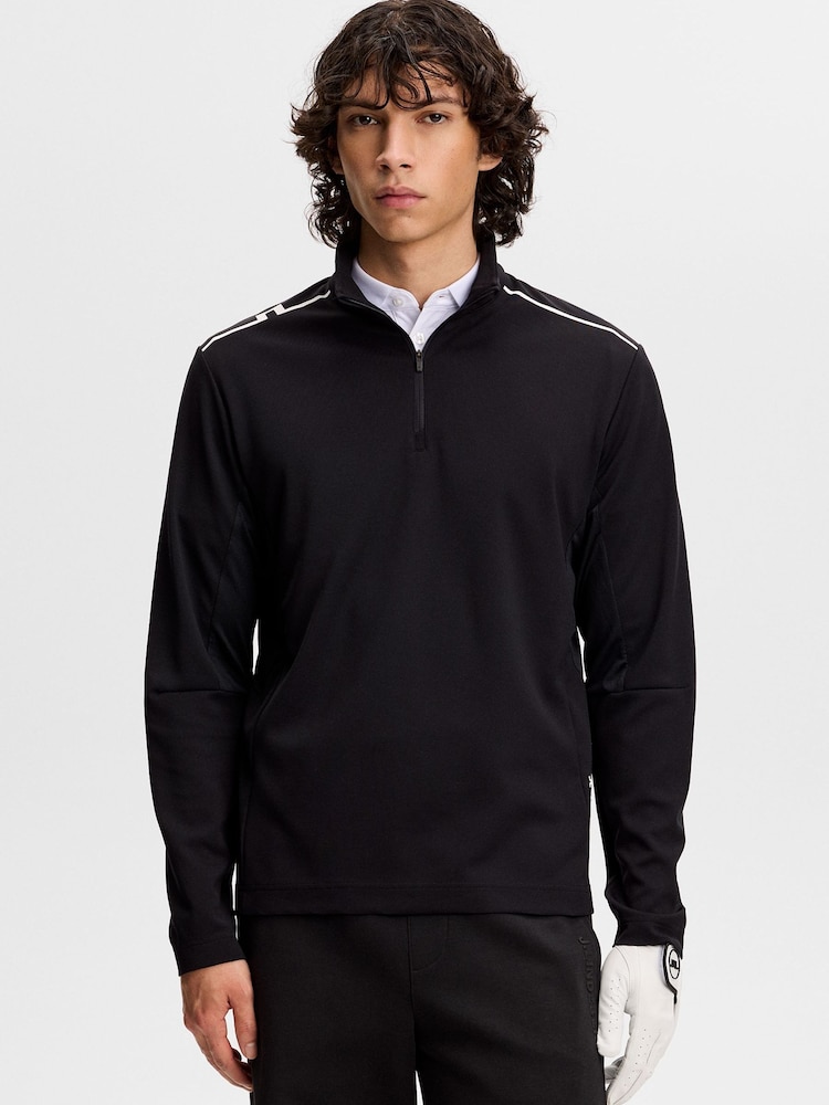 J.Lindeberg Leon Golf Midlayer-T-Shirt mit Viertelreißverschluss - Bild 1 von 4 J.Lindeberg Leon Golf Midlayer-T-Shirt mit Viertelreißverschluss - Bild 1 von 4