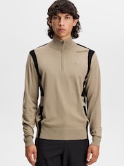 J.Lindeberg Kendrick Knitted Zip Golf Sweater - Bild 1 von 6