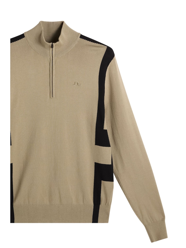 J.Lindeberg Kendrick Knitted Zip Golf Sweater - Bild 6 von 6 J.Lindeberg Kendrick Knitted Zip Golf Sweater - Bild 6 von 6