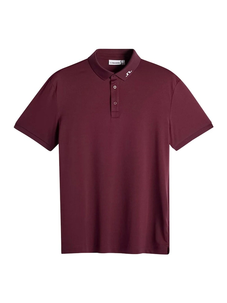 J.Lindeberg Print Golf Polo Shirt - Attēls 1 no 3