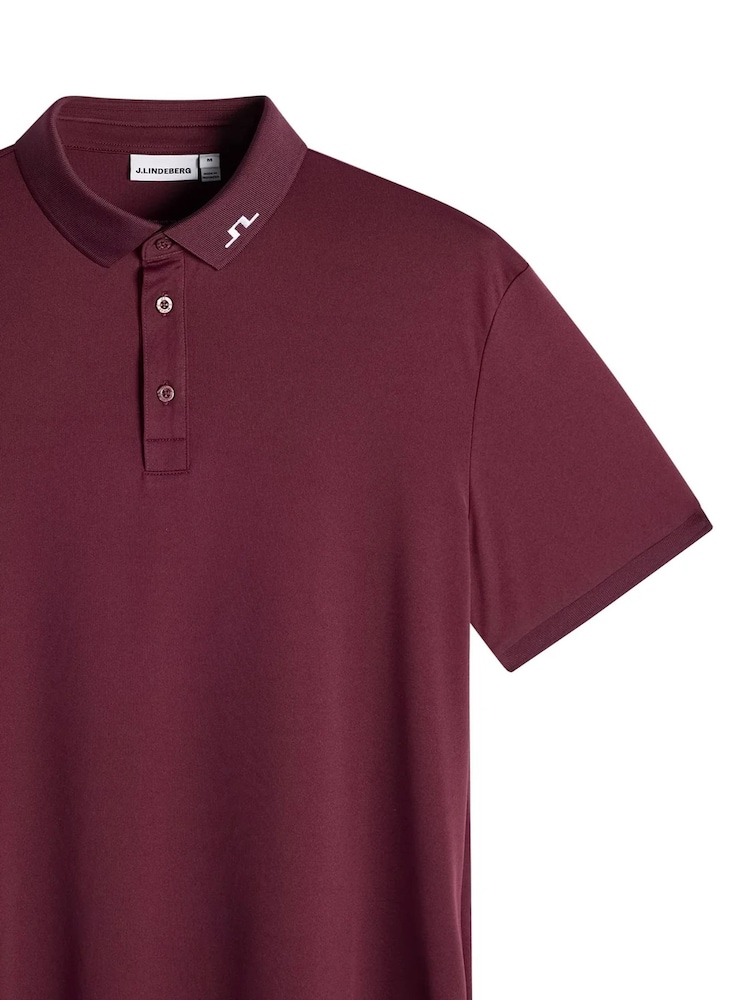 J.Lindeberg Print Golf Polo Shirt - Attēls 2 no 3