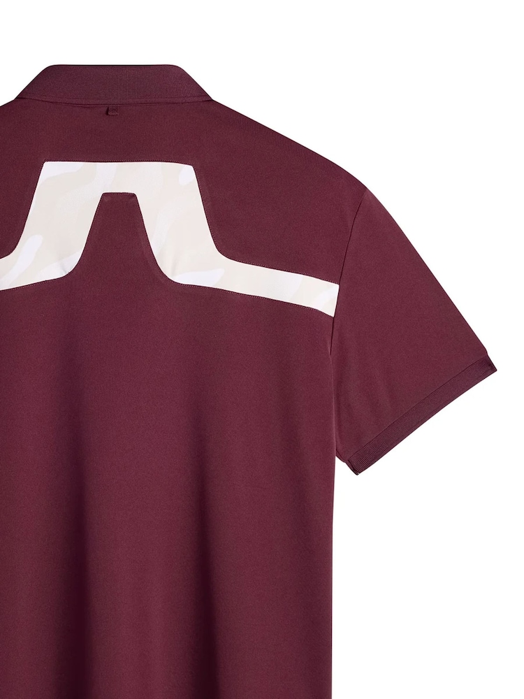 J.Lindeberg Print Golf Polo Shirt - Attēls 3 no 3