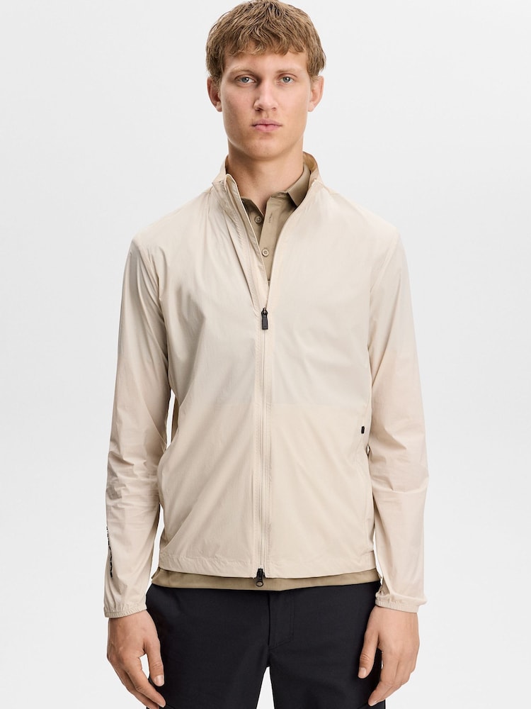 J.Lindeberg Natural Tour Tech Packable Golf Jacket - Image 1 of 7