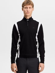 Suéter de golf de punto con cremallera Kendrick de J.Lindeberg - Imagen 1 de 5