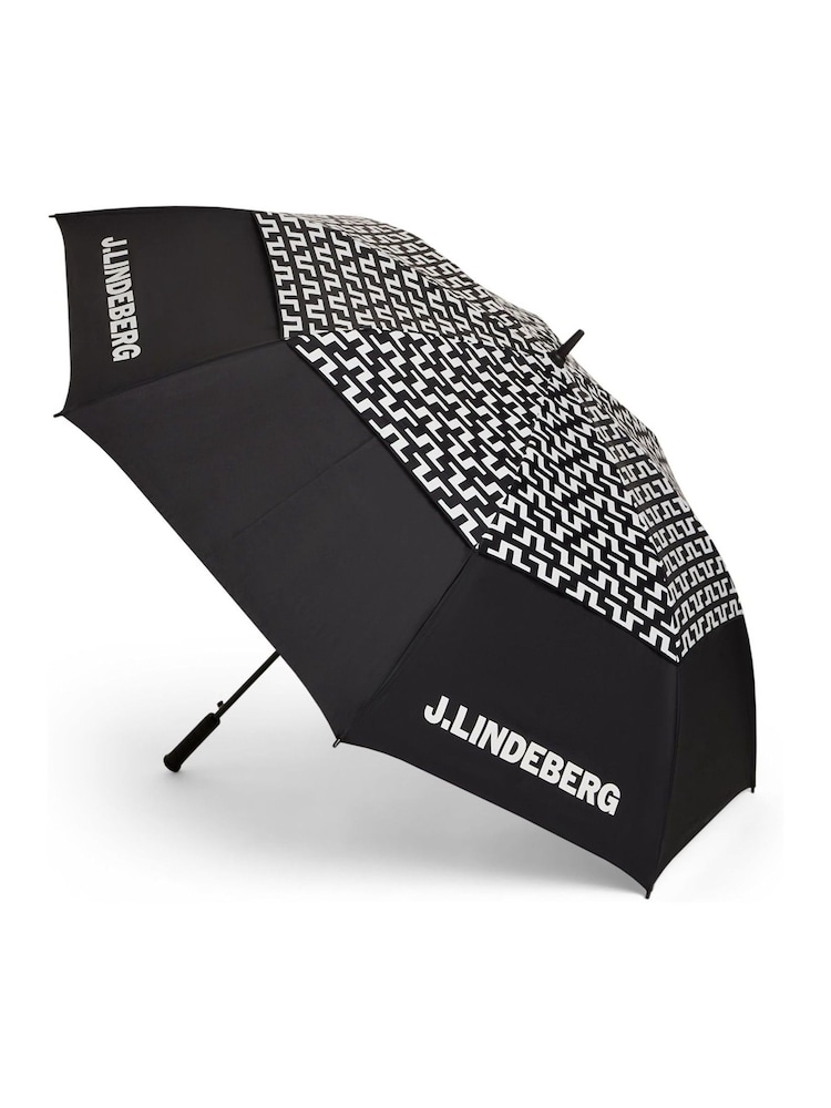 J.Lindeberg Black Barrie Golf Umbrella - Image 1 of 3 J.Lindeberg Black Barrie Golf Umbrella - Image 1 of 3