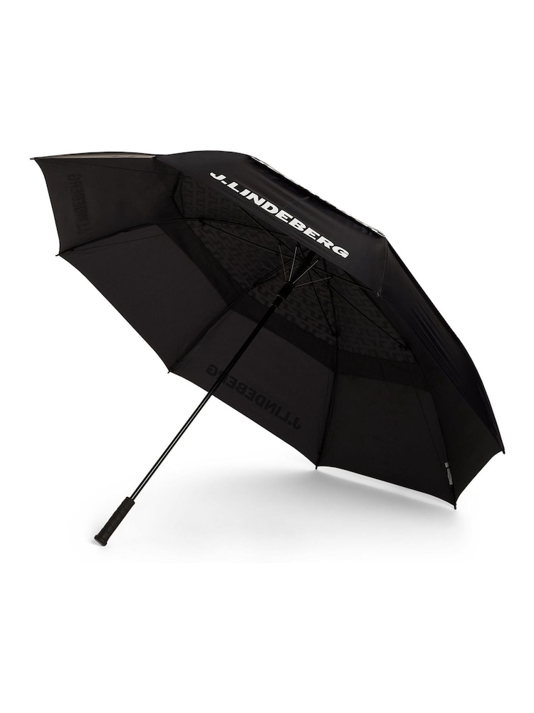 J.Lindeberg Black Barrie Golf Umbrella - Image 2 of 3 J.Lindeberg Black Barrie Golf Umbrella - Image 2 of 3