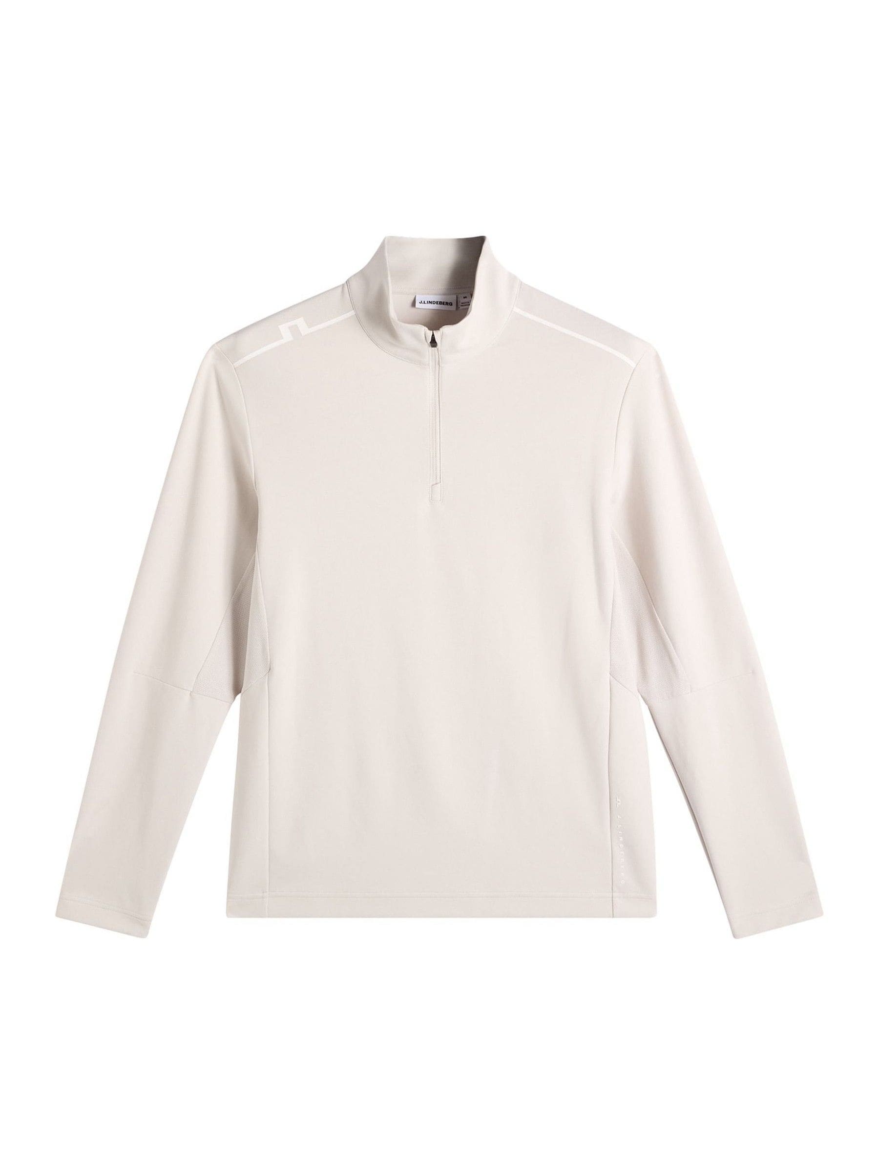 Buy J.Lindeberg Natural Leon Golf Quarter Zip Mid Layer T-Shirt