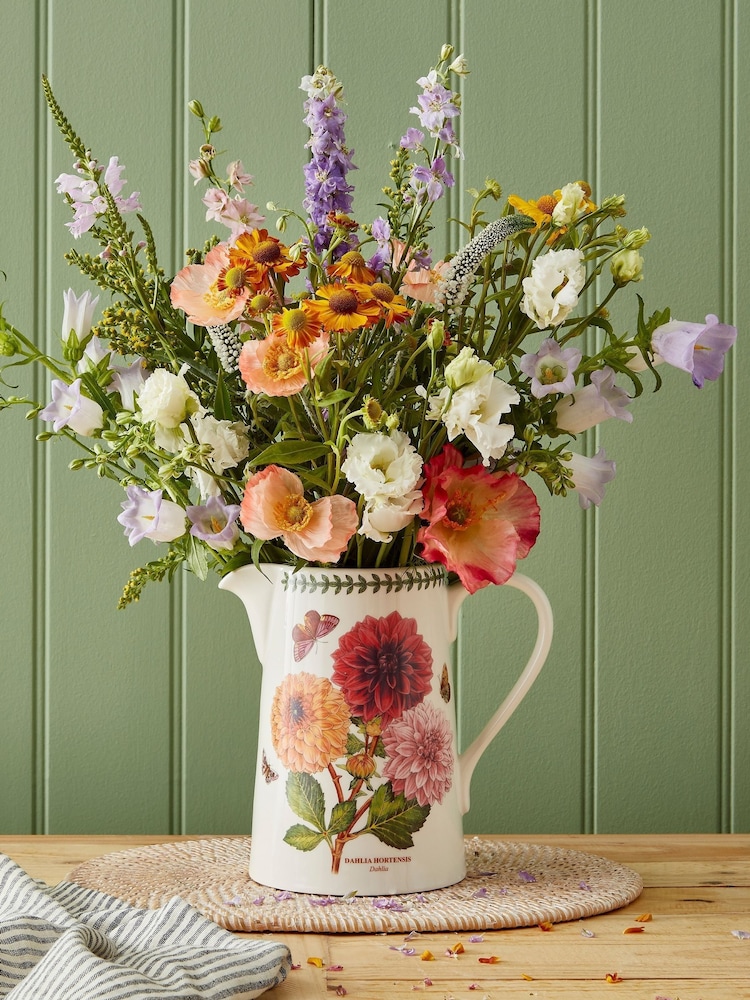 Portmeirion Multi Botanic Garden Bella Jug Dahlia - Image 1 of 2