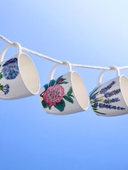 Portmeirion Multi Botanic Garden Set of 6 Bloom Latte Mugs - Image 2 of 4