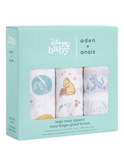 Винни в лесу - Aden + Anais 100% Хлопковые квадраты из муслина 3 Набор - Изображение 1 2