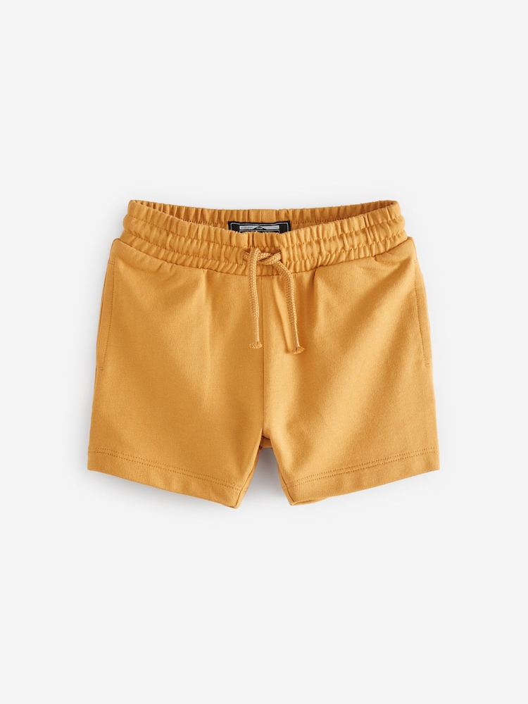 Green/Yellow/Orange Jersey Shorts 3 Pack (3mths-7yrs) - Image 3 of 6