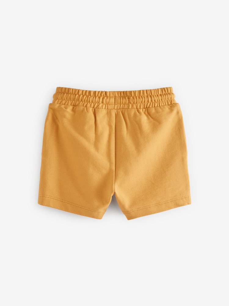 Green/Yellow/Orange Jersey Shorts 3 Pack (3mths-7yrs) - Image 4 of 6