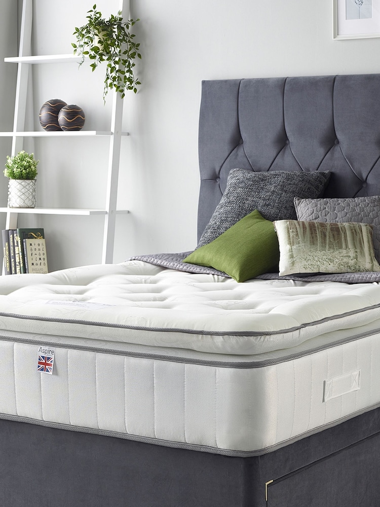 Aspire Furniture Bonnell Memory Pillowtop Mattress - Image 1 of 4