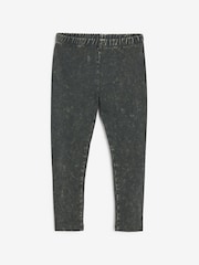 Charcoal Grey Denim Leggings (3-16yrs) - Image 1 of 3