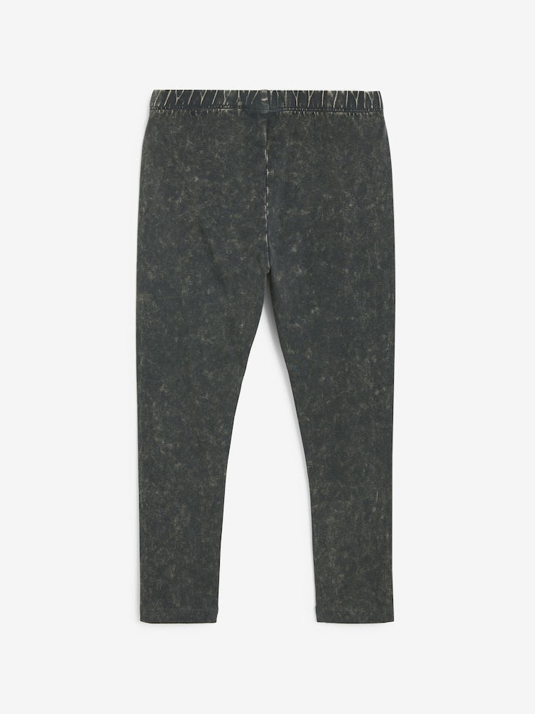Charcoal Grey Denim Leggings (3-16yrs) - Image 2 of 3