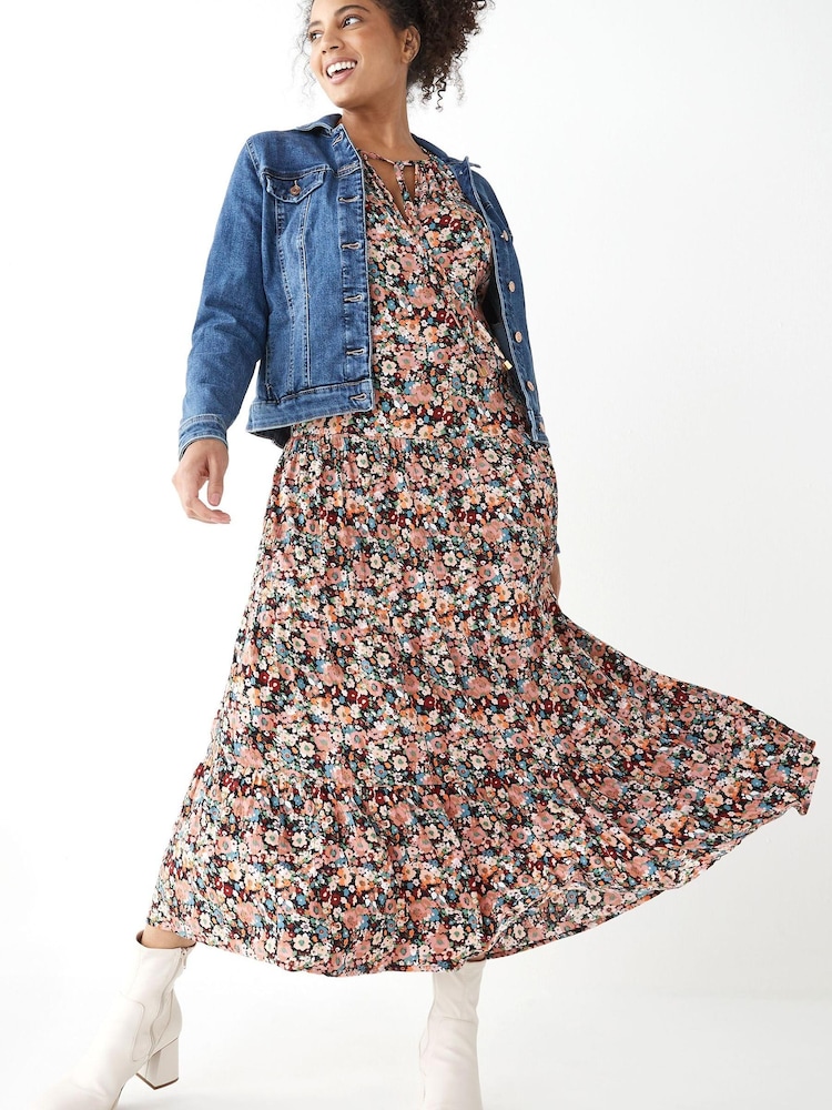 Mid Blue Fuller Bust Denim Jacket - Image 1 of 5 Mid Blue Fuller Bust Denim Jacket - Image 1 of 5
