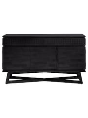 Gallery Home Black Norfolk Black 3 Door 2 Drawer Sideboard - Image 3 of 3