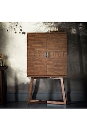 Gallery Home Brown Norfolk Brown Drinks Cabinet - Image 1 of 3