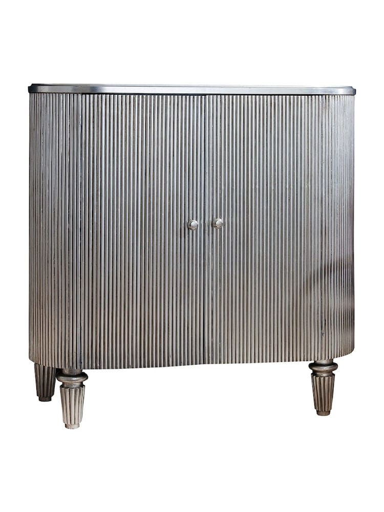 Gallery Home Silver Ohio Drinks Cabinet - Image 3 of 3