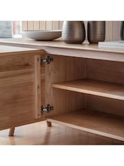 Gallery Home Natural York 2 Door 3 Drawer Sideboard - Image 2 of 3