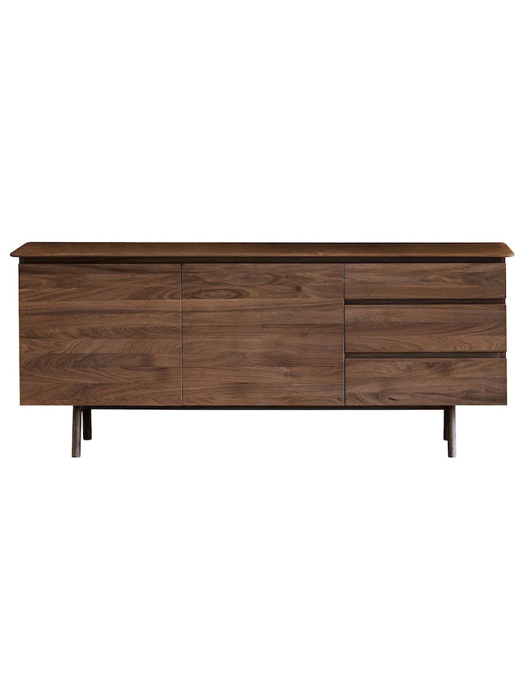 Gallery Home Brown York Walnut 2 Door 3 Drawer Sideboard - Image 2 of 2