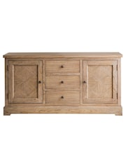 Gallery Home Natural Missouri 2 Door 3 Drawer Sideboard - Image 3 of 3