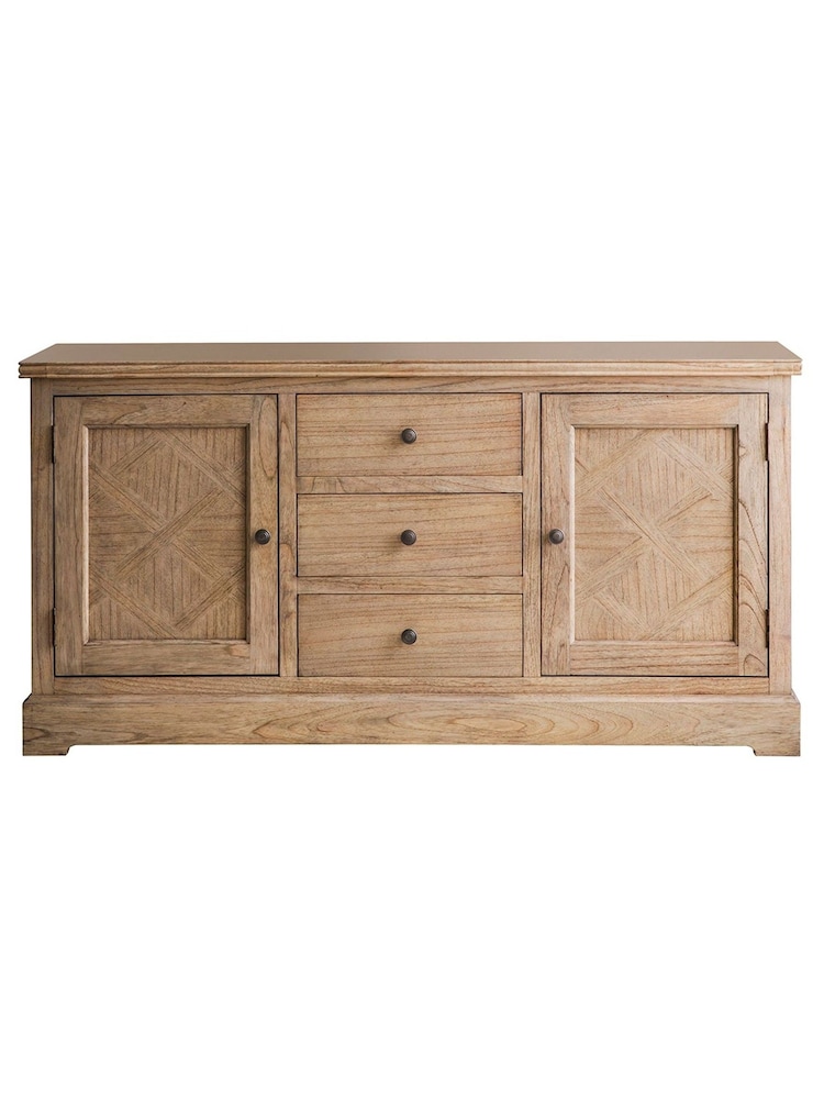 Gallery Home Natural Missouri 2 Door 3 Drawer Sideboard - Image 3 of 3